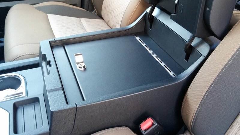 toyota tundra console lock box #5