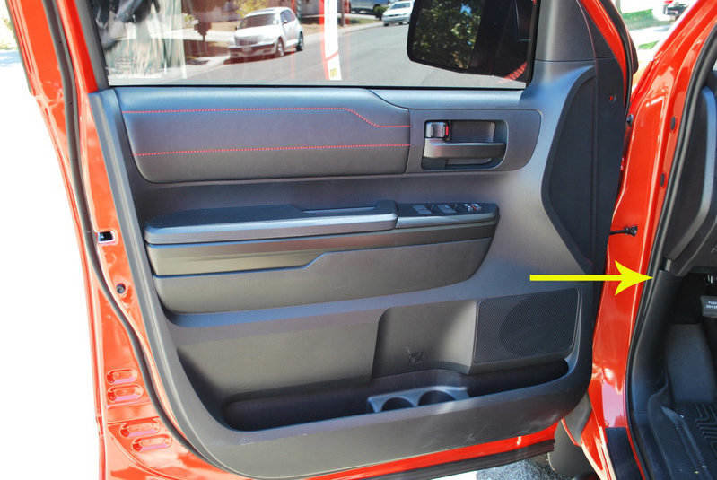 toyota tundra painted door handles #2
