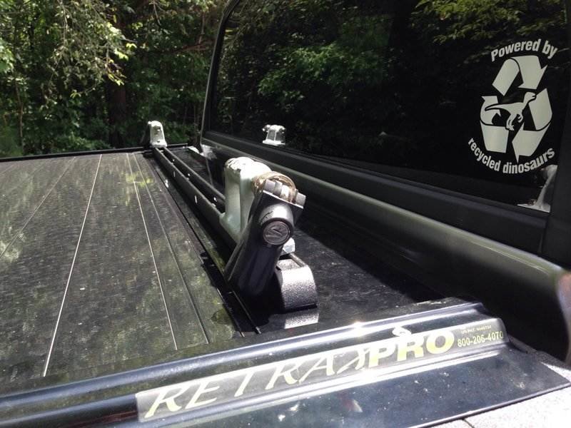 Toyota Tundra Bed Cover >> Retractable tonneau cover with bicycle fork mounts attached to canister. | Toyota Tundra Forum Toyota Tundra Bed Cover >> Retractable tonneau cover with bicycle fork mounts attached to canister. | Toyota Tundra Forum