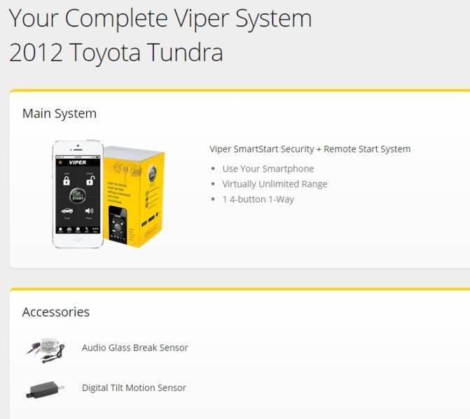 viper smart start toyota tundra #3