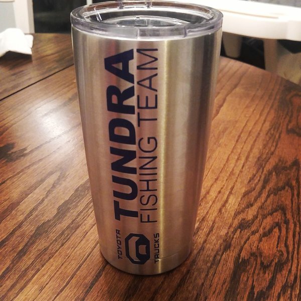 I've always liked the Tundra Fishing Team logo but I could never find it to  purchase. The wife picked up a decal/shirt maker. #awesome (liveNnXDER.jpg)