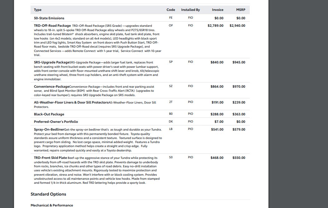 Tundra Options (tundra options.jpg) | Toyota Tundra Forum